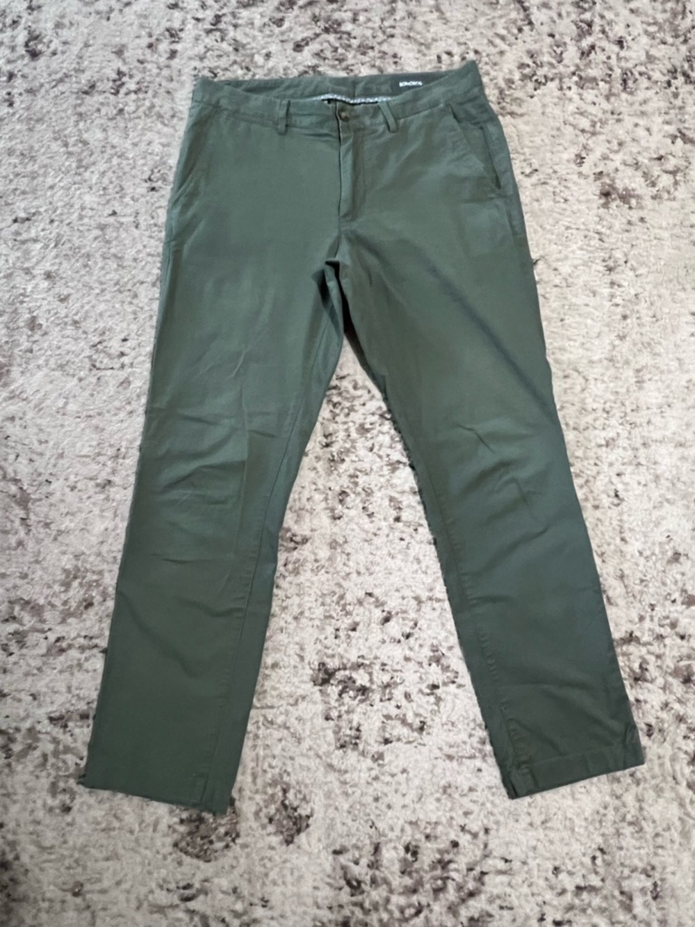 Bonobos Tailored Fit Chinos Olive Green size 32 x 30
